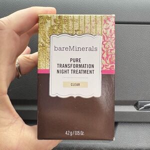 BareMinerals Pure Transformation Night Treatment Clear 4.2 g 0.15 oz  - NEW